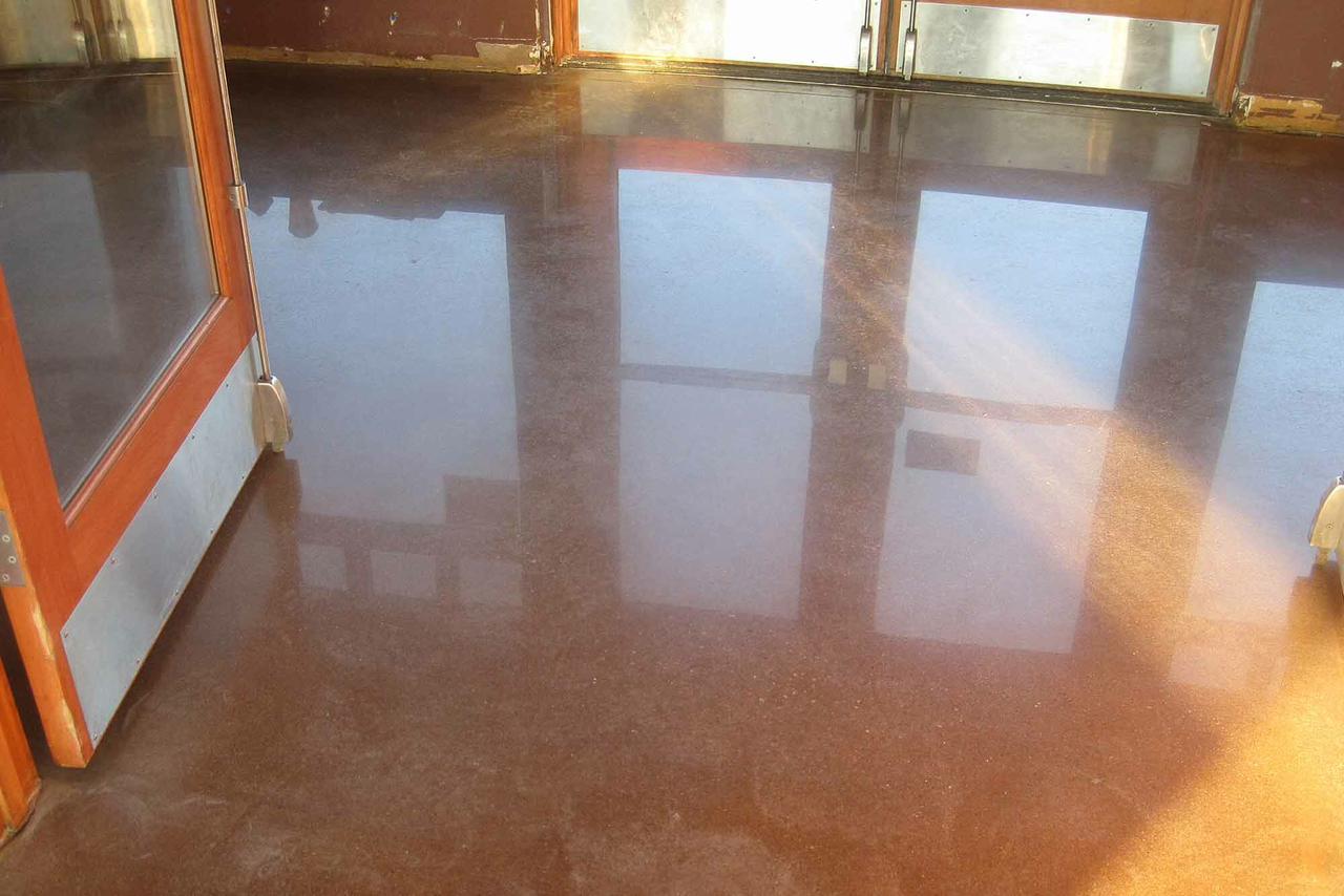 Polished concrete